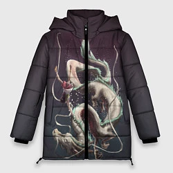 Куртка зимняя женская Унесённые призраками, цвет: 3D-светло-серый