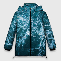 Куртка зимняя женская Водная гладь, цвет: 3D-черный