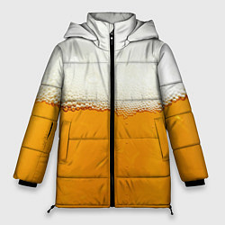 Куртка зимняя женская Я ПИВО!, цвет: 3D-красный