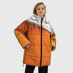 Куртка зимняя женская ПИВО!, цвет: 3D-черный — фото 2