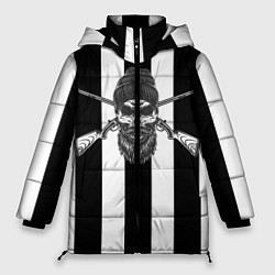 Куртка зимняя женская Охота, цвет: 3D-черный