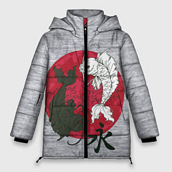 Куртка зимняя женская Japan style, цвет: 3D-красный