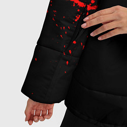 Куртка зимняя женская Payton Moormeier спина, цвет: 3D-светло-серый — фото 2