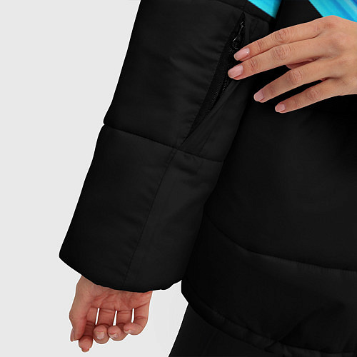 Женская зимняя куртка ABSTRACT TREND / 3D-Черный – фото 5