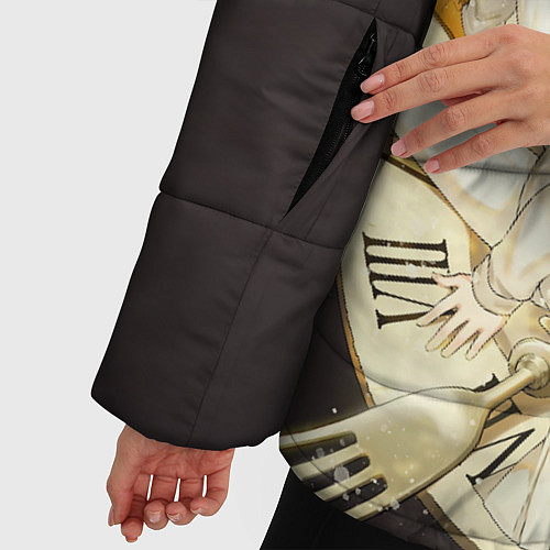 Женская зимняя куртка Обещанный Неверленд / 3D-Черный – фото 5