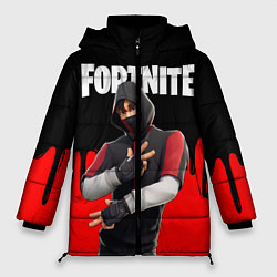 Куртка зимняя женская FORTNITE x IKONIK, цвет: 3D-черный