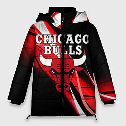 Куртка зимняя женская CHICAGO BULLS, цвет: 3D-красный