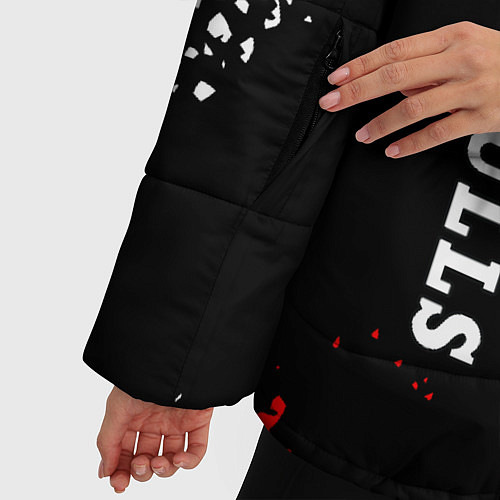 Женская зимняя куртка CHICAGO BULLS / 3D-Черный – фото 5