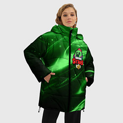 Куртка зимняя женская СПАЙК BRAWL STARS, цвет: 3D-красный — фото 2