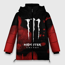 Куртка зимняя женская MONSTER ENERGY, цвет: 3D-светло-серый