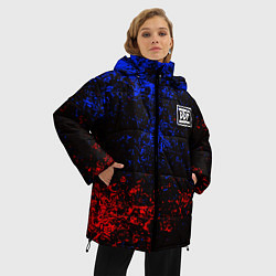 Куртка зимняя женская ДДТ спина Z, цвет: 3D-красный — фото 2