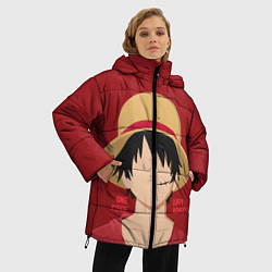 Куртка зимняя женская Luffy, цвет: 3D-красный — фото 2