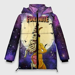 Куртка зимняя женская Peely Fortnitemare, цвет: 3D-черный