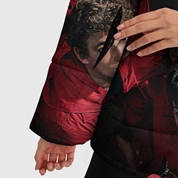 Куртка зимняя женская La Casa de Papel Z, цвет: 3D-красный — фото 2