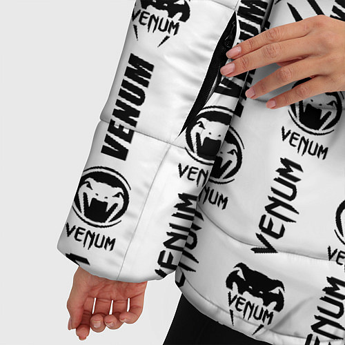 Женская зимняя куртка VENUM / 3D-Черный – фото 5