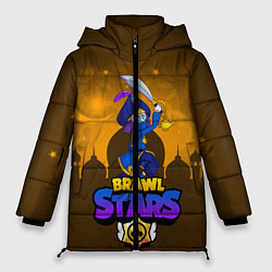 Куртка зимняя женская MORTIS BRAWL STARS, цвет: 3D-черный