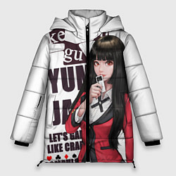 Куртка зимняя женская Kakegurui, цвет: 3D-красный