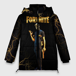Куртка зимняя женская Gold Midas Fortnite 2, цвет: 3D-красный
