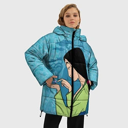 Куртка зимняя женская Mulan and Cri-Kee, цвет: 3D-черный — фото 2