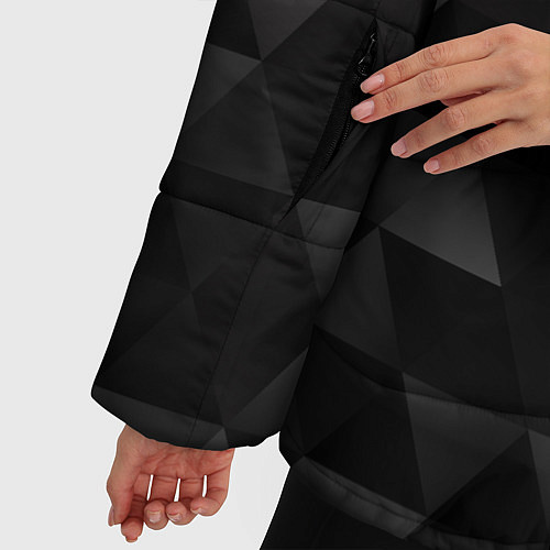 Женская зимняя куртка HONDA / 3D-Черный – фото 5