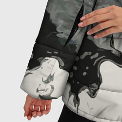 Куртка зимняя женская Abstraction, цвет: 3D-черный — фото 2