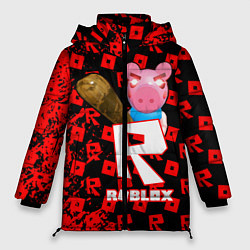 Куртка зимняя женская ROBLOX: PIGGI, цвет: 3D-красный