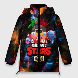 Куртка зимняя женская BRAWL STARS СПРАУТ, цвет: 3D-черный
