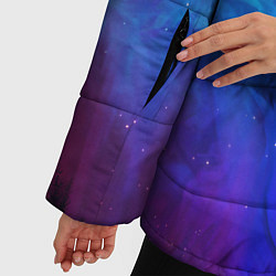 Куртка зимняя женская КОСМИЧЕСКИЙ ВОЛК D, цвет: 3D-черный — фото 2