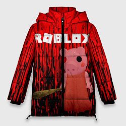 Куртка зимняя женская Roblox Piggy, цвет: 3D-красный