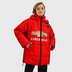 Куртка зимняя женская Манчестер Юнайтед форма 2020, цвет: 3D-светло-серый — фото 2