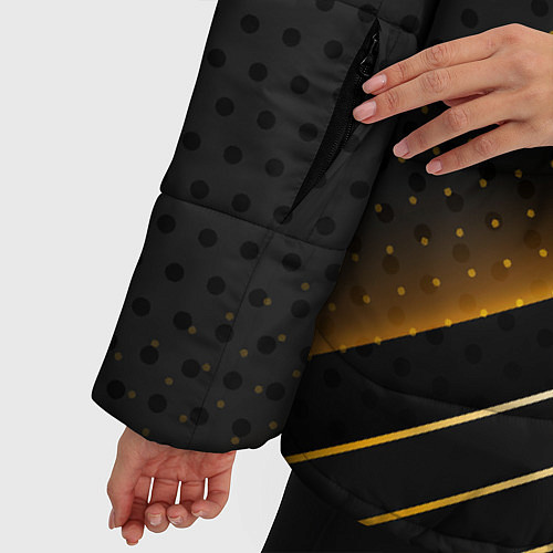 Женская зимняя куртка S T A L K E R / 3D-Черный – фото 5