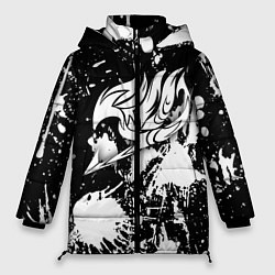 Куртка зимняя женская FAIRY TAIL ХВОСТ ФЕИ, цвет: 3D-черный