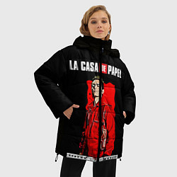 Куртка зимняя женская БУМАЖНЫЙ ДОМ, цвет: 3D-черный — фото 2