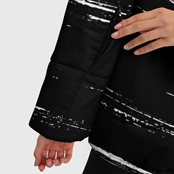 Куртка зимняя женская РЕЗКИ ШТРИХИ, цвет: 3D-черный — фото 2