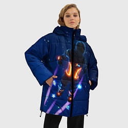 Куртка зимняя женская Dark Voyager, цвет: 3D-черный — фото 2