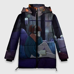 Куртка зимняя женская СИЖУ ДОМА, цвет: 3D-черный