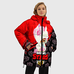 Куртка зимняя женская Brawl stars Unicorn, цвет: 3D-черный — фото 2