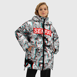 Куртка зимняя женская SENPAIСЕНПАИ, цвет: 3D-красный — фото 2