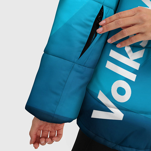 Женская зимняя куртка VOLKSWAGEN / 3D-Черный – фото 5