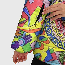 Куртка зимняя женская ПСИХОДЕЛИКА PSYHODELICA, цвет: 3D-светло-серый — фото 2