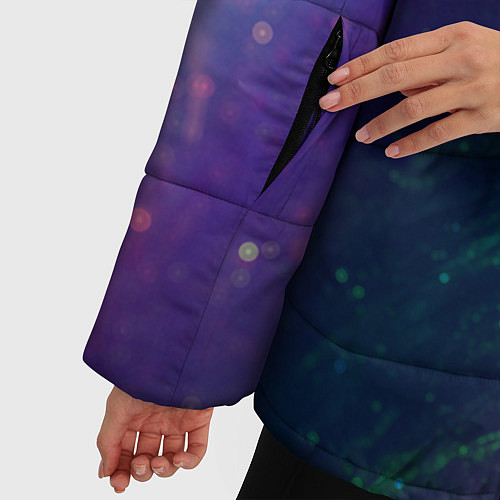 Женская зимняя куртка NASA НАСА / 3D-Черный – фото 5