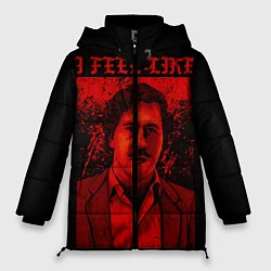 Куртка зимняя женская I feel Like Escobar, цвет: 3D-черный