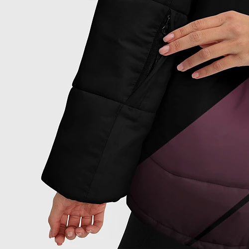 Женская зимняя куртка PALERMO FC / 3D-Черный – фото 5