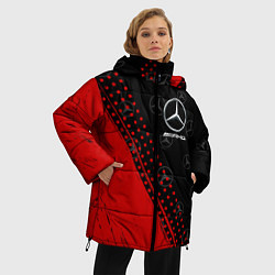 Куртка зимняя женская MERCEDES МЕРСЕДЕС, цвет: 3D-красный — фото 2