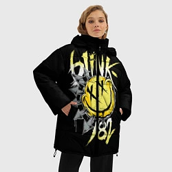 Куртка зимняя женская Blink 182, цвет: 3D-черный — фото 2