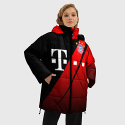 Куртка зимняя женская FC Bayern Munchen Форма, цвет: 3D-черный — фото 2