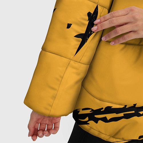 Женская зимняя куртка Star Trek / 3D-Черный – фото 5