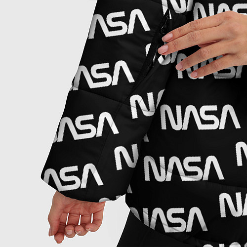 Женская зимняя куртка NASA / 3D-Черный – фото 5