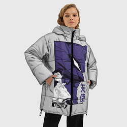 Куртка зимняя женская Синдзи Икари, цвет: 3D-черный — фото 2