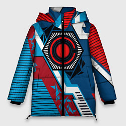 Куртка зимняя женская Cyborg logo, цвет: 3D-красный